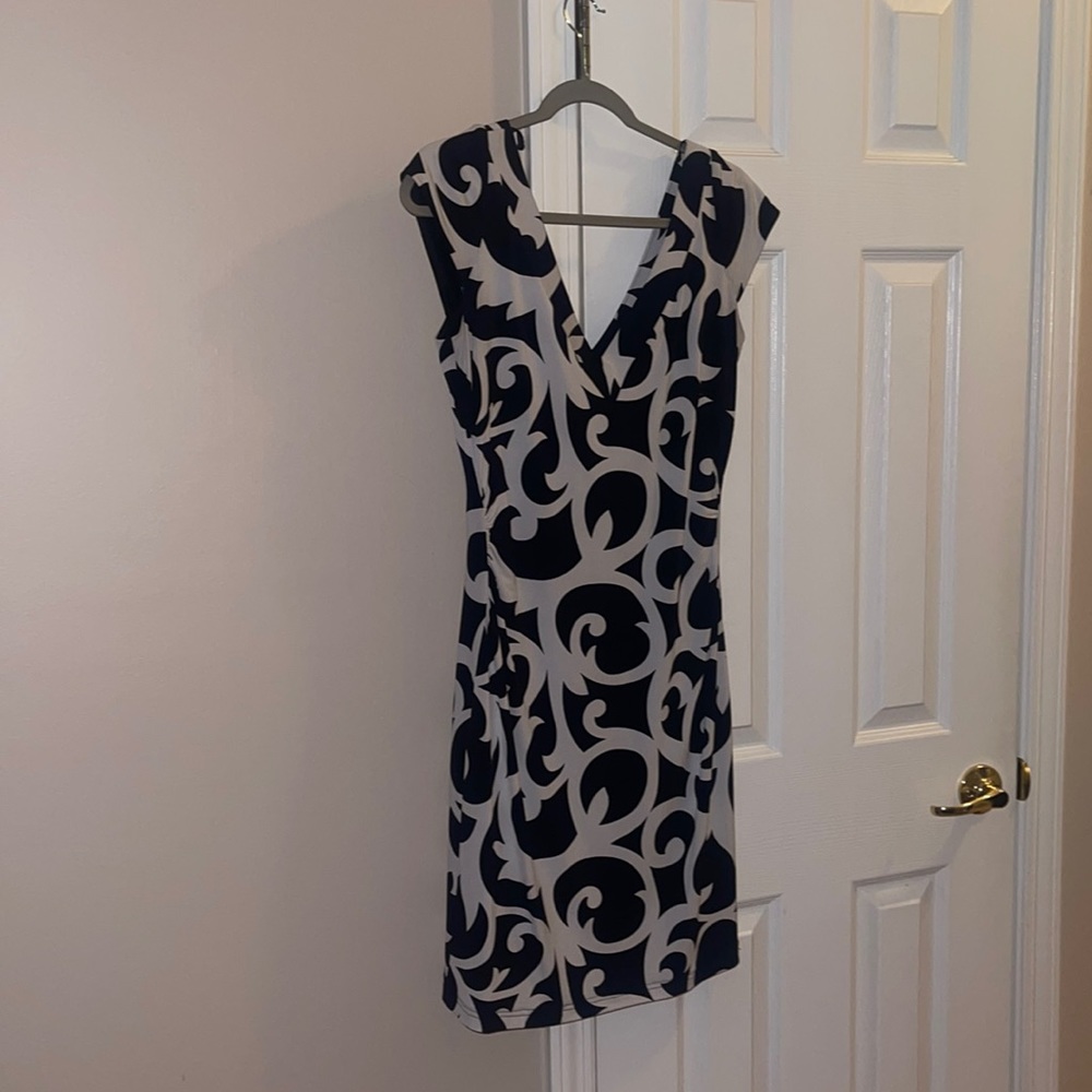 White &Black Cocktail Dress